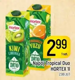 Delikatesy Piotruś Pan Napój Tropical Duo Hortex 1l oferta