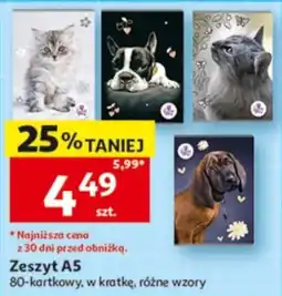 Auchan Zeszyt A5 oferta