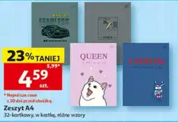 Auchan Zeszyt A4 oferta