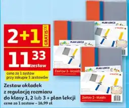 Auchan Zestaw okładek z regulacją rozmiaru oferta