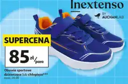 Auchan Inextenso Obuwie sportowe dziewczęce lub chłopięce oferta