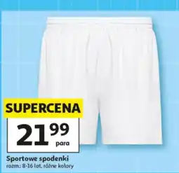 Auchan Sportowe spodenki oferta
