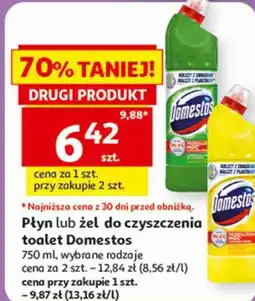 Auchan Płyn lub żel do czyszczenia toalet Domestos oferta