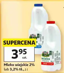 Auchan Mleko wiejskie Piątnica 2% lub 3,2% tł oferta
