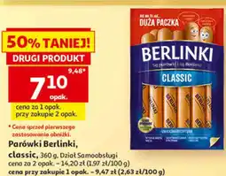 Auchan Parówki Berlinki, classic oferta