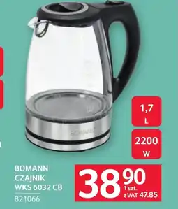 Selgros Czajnik elektryczny Bomann oferta
