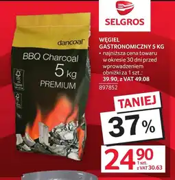 Selgros Węgiel do grilla Dancoal oferta