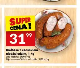 Twój Market Kiełbasa z czosnkiem niedźwiedzim Białecki Wędzarnia oferta
