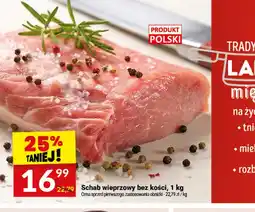 Twój Market Schab wieprzowy bez kości oferta