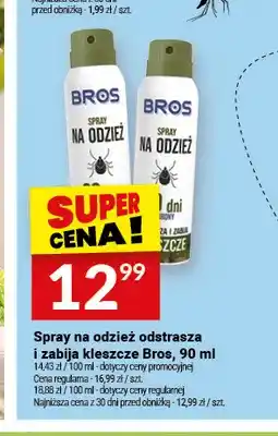 Twój Market Spray na odzież odstrasza i zabija kleszcze Bros oferta