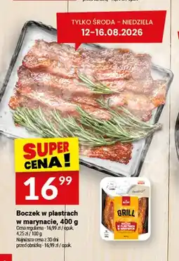 Twój Market Boczek w plastrach w marynacie Białecki Wędzarnia oferta