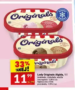 Twój Market Lody Originals Algida truskawkowe oferta
