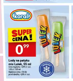 Twój Market Lody na patyku Lulek oferta