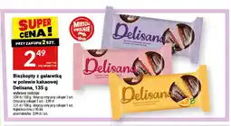 Twój Market Biszkopty z galaretką wiśniową w polewie kakaowej Delisana oferta