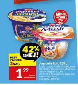 Twój Market Jogurt Jogobella 8 zbóż classic Zott oferta