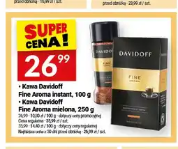 Twój Market Kawa rozpuszczalna Davidoff Fine Aroma oferta