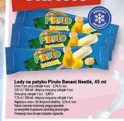 Twój Market Lody na patyku Pirulo Banani Nestlé oferta