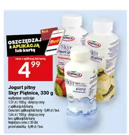 Twój Market Jogurt pitny Skyr truskawkowy Piątnica oferta