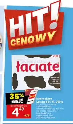Twój Market Masło ekstra Łaciate 83% oferta