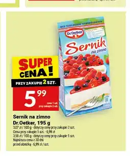Twój Market Sernik na zimno Dr. Oetker oferta