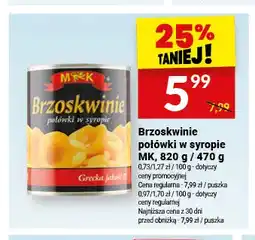 Twój Market Brzoskwinie połówki w syropie MK oferta