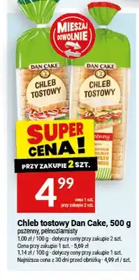 Twój Market Chleb tostowy pszenny Dan Cake oferta