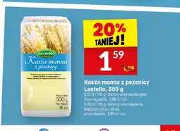 Twój Market Kasza manna z pszenicy Lestello oferta