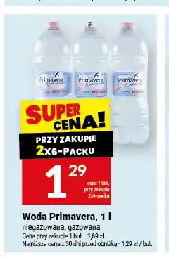 Twój Market Woda źródlana niegazowana Primavera oferta