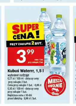 Twój Market Napój Kubuś Waterrr truskawka oferta