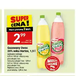 Twój Market Gazowany Owoc Hortex Cytryna oferta