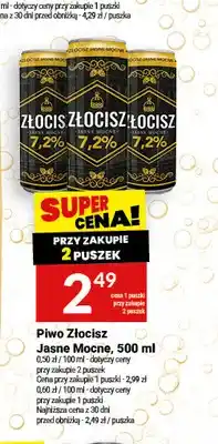 Twój Market Piwo Złocisz Mocne oferta