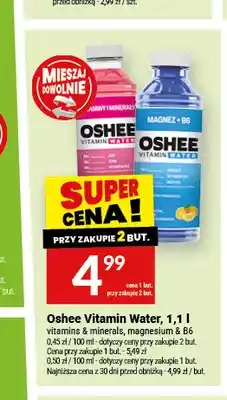 Twój Market Napój Oshee Vitamin Water Vitamins & Minerals oferta