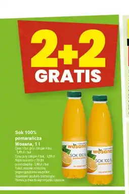 Twój Market Sok pomarańcza Wosana 100% oferta