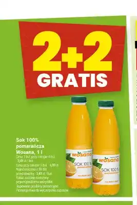 Twój Market Sok pomarańcza Wosana 100% oferta