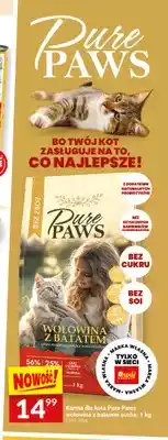 Twój Market Karma dla kota Pure Paws wołowina z batatem sucha oferta