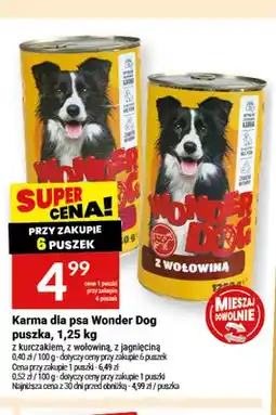 Twój Market Karma dla psa Wonder Dog puszka z wołowiną oferta