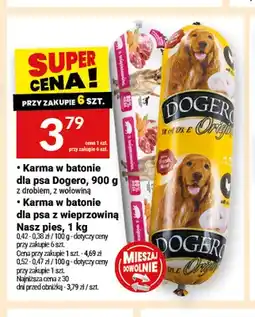 Twój Market Karma w batonie dla psa Dogero z wołowiną oferta