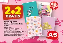 Twój Market Zeszyt Top 2000 Basic A5 32 kartek oferta
