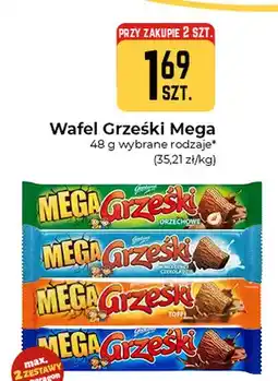 Społem Częstochowa Wafel Grześki Mega Orzechowe oferta