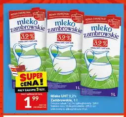 Twój Market Mleko UHT Zambrowskie 3,2% oferta