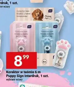 Twój Market Korektor w taśmie 6 m Puppy Sign Interdruk oferta
