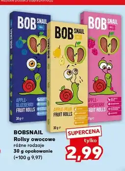 Kaufland Rollsy owocowe Bob Snail Apple-Blueberry oferta