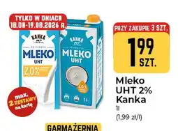 Społem Częstochowa Mleko UHT Kanka 2% oferta