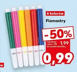 Kaufland Flamastry 6 kolorów oferta