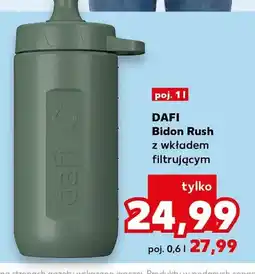 Kaufland Bidon Rush z wkładem filtrującym Dafi oferta