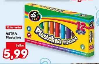 Kaufland Plastelina Astra 12 kolorów oferta