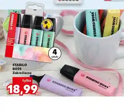 Kaufland Zakreślacze STABILO Boss oferta