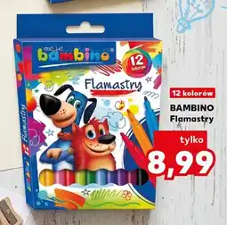 Kaufland Flamastry Bambino 12 kolorów oferta