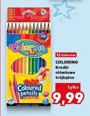 Kaufland Kredki ołówkowe trójkątne Colorino oferta