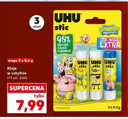Kaufland Kleje w sztyfcie UHU stic SpongeBob 3-pak oferta